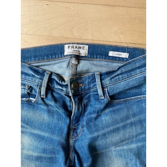 Frame blue "Le Garcon" Womens jeans sz 25 - Picture 4 of 10